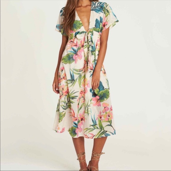 Billabong Dresses & Skirts - 🌺 Billabong Tropical Midi Dress 🌺